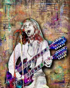 STYX TOMMY SHAW Poster 8x10in, TOMMY SHAW Styx Tribute Art Free Shipping - Picture 1 of 8