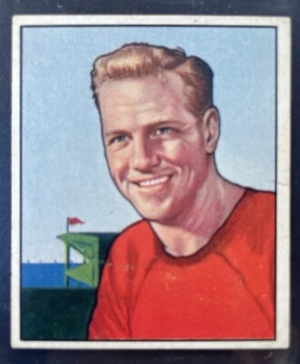 1950 BOWMAN FOOTBALL #106 ED CARR ROOKIE RC SAN FRANCISCO 49ERS Set Break - Image 1 of 2