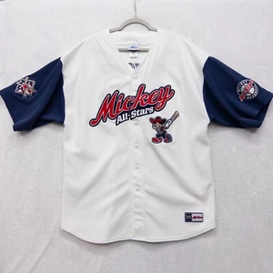 Camiseta de béisbol vintage Disneyland Resort Mickey All Stars #28 talla L funciona a lo grande - Imagen 1 de 6