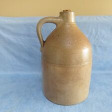 Antique Primitive Salt Glaze 3+ Gallon Jug, 14.75” Tall