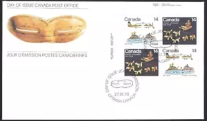 Canada #771 - 772 ULpb "Inuit Travel" Brand New 1978 First Day Cover - Picture 1 of 2