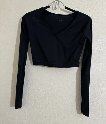 Camiseta de entrenamiento Champion Crop manga larga para mujer talla 14-15 funciona pequeña Foto 1 de 4