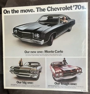 LP Record On The Move Chevrolet '70s CBS-TV Special Collectors Album Advertising - Picture 1 of 9
