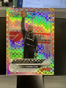 2022 Topps Chrome F1 Lewis Hamilton #170 Orange Checker /25 - Picture 1 of 11