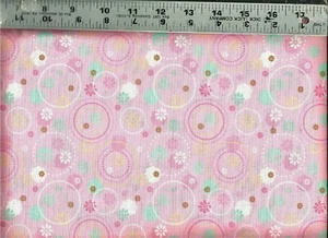 Spectrix SPX ~ Circles Pink Floral Blender ~ 100% Cotton Sewing Quilt Fabric BTY - Picture 1 of 1