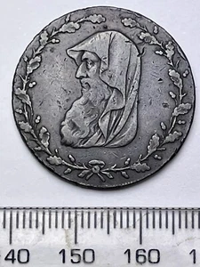 Rare 1793 Conder Token - Druid Head Halfpenny MULE - Irish Reverse (D356) - Picture 1 of 2