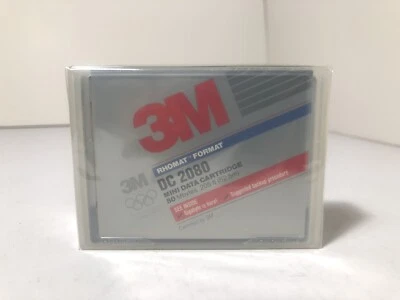 3M DC-2080 MINI DATA CARTRIDGE 80MB 205ft (62.5m) New Sealed  - Image 1 of 4