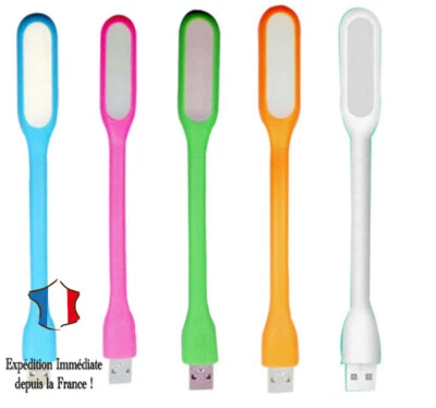 Flexible USB LED Lamp for Computer Reading PC Laptop Keyboard USB Plug - Image 1 of 3