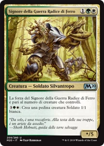 MTG 4x IRONROOT WARLORD EXC - SIGNORE DELLA GUERRA RADICE DI FERRO - M20 - Picture 1 of 1