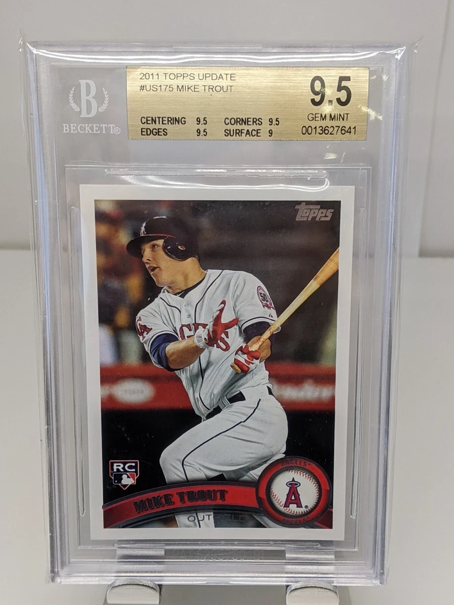 Topps Mike Trout Grade 9.5 Baseball Sports Trading Cards