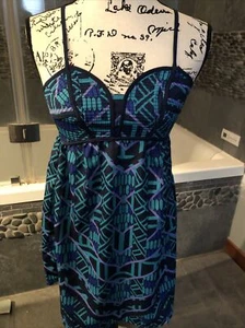 Women’s Xhilaration Multicolor Print Sundress Size Small - Picture 1 of 12