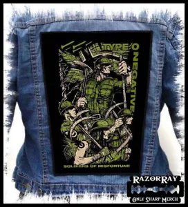 TYPE O NEGATIVE - Soldiers of Misfortune === Backpatch Back Patch / Carnivore - Picture 1 of 2