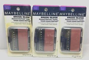 (3) MAYBELLINE Brush/Blush -BITTERSWEET  0.22 oz ** VINTAGE RARE - Picture 1 of 3