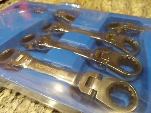 Cornwell Tools 5pc Stubby Ratcheting Flex Box Wrench Set MM - SEALED - Picture 1 of 8