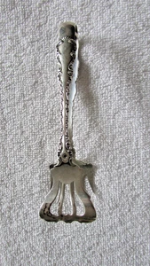 Pinzas para espárragos Louis XV Whiting de plata de ley tamaño individual - Imagen 1 de 4