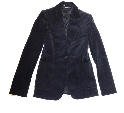 Giacca donna Gucci stile scamosciato nera taglia 38 usata