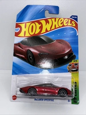 Hot Wheels McLaren Speedtail Red #209 Mainline 2025 Case K - Image 1 of 3
