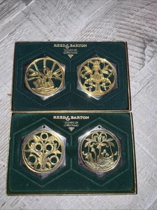 Vintage Reed and Barton 12 Days of Christmas Ornaments #5-8 - Bild 1 von 5
