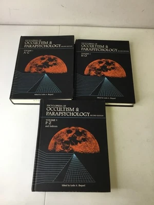Encyclopedia of Occultism & Parapsychology. Complete set of 3. 1985 HC,X-Library - Image 1 of 4