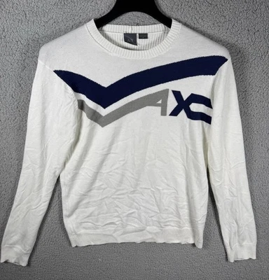 Armani Exchange Sweater Mens Medium Crew Neck Stretch - Image 1 of 4