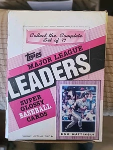1987 Topps Major League Leaders Box 36 Packungen ungeöffnet.  - Bild 1 von 2