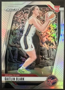 2024 Prizm WNBA Caitlin Clark #22 Silver Prizm (RC) Indiana Fever Iowa Hawkeyes - Picture 1 of 2