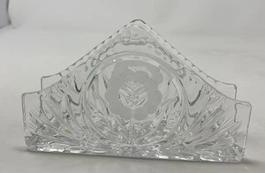 Vintage Crystal Napkin Holder - Picture 1 of 5