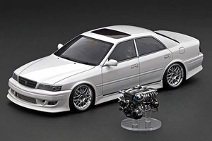 Ignition Model Ig3313 1/18 Vertex Jzx100 Chaser Pearl White With Engine - Picture 1 of 7