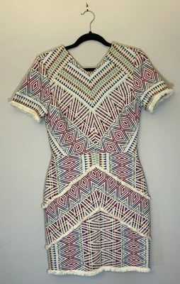 Vestido Anthropologie Adelyn Rae Tejido Jaylene Multicolor Talla Pequeña Foto 1 de 4