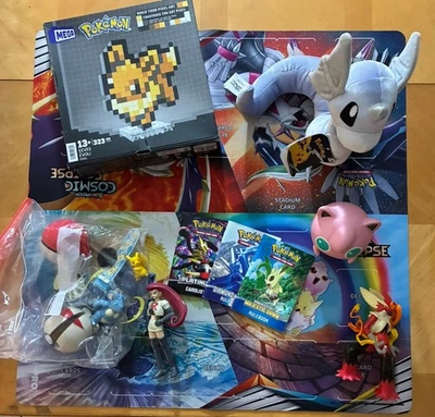 Vintage & Modern Pokemon Accessories Binders Toys Plushies Gold Card Coins - Image 1 of 4