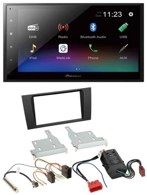 Pioneer USB Bluetooth DAB 2DIN MP3 Autoradio für Audi A4 B5 99-01 Symphony Bose - Bild 1 von 4