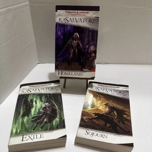 Forgotten Realms The Legend of Drizzt Books 1-3 by R.A. Salvatore Good Condition - Picture 1 of 19