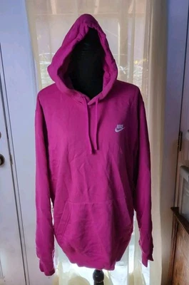 Nike Women's Large Hot Pink Pullover Hoodie  - Image 1 of 4