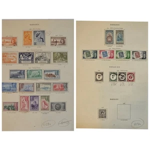 BARBADOS INC GOOD POSTAGE DUES VFM & U 2 Sides 30+ Stamps €220 - Picture 1 of 3