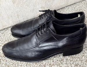 Men's Coach Oxford Shoes - Black Leather - Size 10.5 D - Made in Italy - EUC - Picture 1 of 10