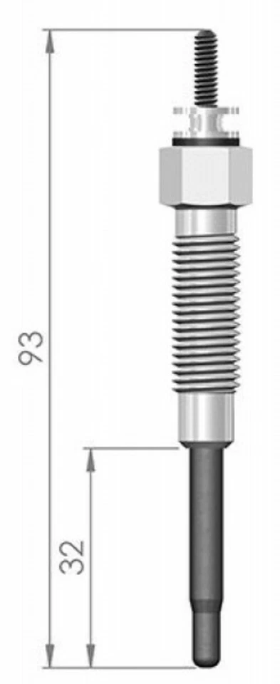 Bougie de Préchauffage (15 refs) pour Toyota Cressida A Trois Volumes VW Taro... - Photo 1/1