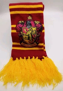 Harry Potter Gryffindor Schal Unisex weinrot & gelbe Streifen siehe Beschreibung  - Bild 1 von 9