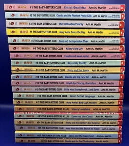 VTG 1980s-1990s Lot of 20 The Baby-Sitters Club Scholastic Apple Paperback Books - Imagen 1 de 24