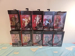 Star Wars the Black Series Actionfigur 10 Stück Lando Calrissian, Rey, Finn - Bild 1 von 8