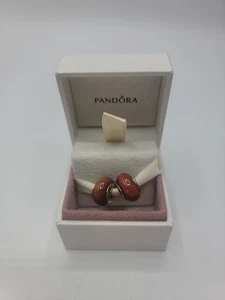 Pandora Konvolut 2 Holzperlen signiert mit Box - Bild 1 von 3