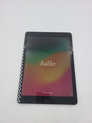 Apple iPad 6th Gen. A1954 Wi-Fi and 4G UNLOCKED Any Carrier Black 128GB iOS 18.5 - Image 1 of 4
