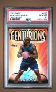 2023 FINEST SHAQUILLE O'NEAL CASE HIT CENTURIONS PSA 10 - Picture 1 of 2