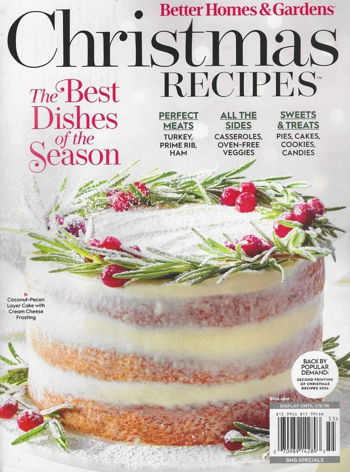 Better Homes and Garden Magazine Christmas Recipes 2025 - Image 1 of 1