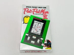 MINT in BOX Pak Pak man / Epoch LCD game Pocket Digit-com /'81 game from Japan - Picture 1 of 5