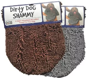 DIRTY DOG Shammy Towel for Dogs - Super Absorbent Microfiber Towel for your Dogs - Picture 1 of 4