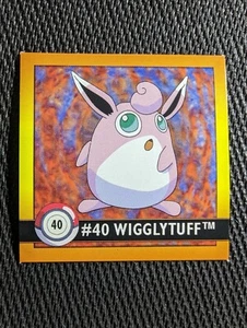 Wigglytuff #40 Adesivo Artbox Pokemon 1999 quasi nuovo - Foto 1 di 2