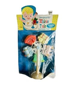 tOY VINTAGE HIGH CHAIR WHIRLEE TRAIN RATTLE FERRIS WHEEL STAHLWOOD NOS neocurio - Picture 1 of 7