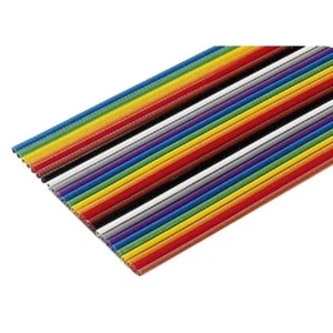Flat Cable, 26 Conductor, 100FT, 28AWG, 300V Nwk Kabel Bunte - Bild 1 von 1