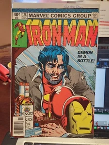 IRON MAN #128 (Marvel, 1979) CLASSIC alcoholism cover - 7.0 condition - Picture 1 of 3