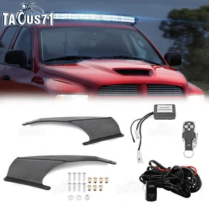 For Ram 1500/2500/3500 Roof 52" LED Light Bar Brackets Remote Control Wire Kit - Foto 1 di 7